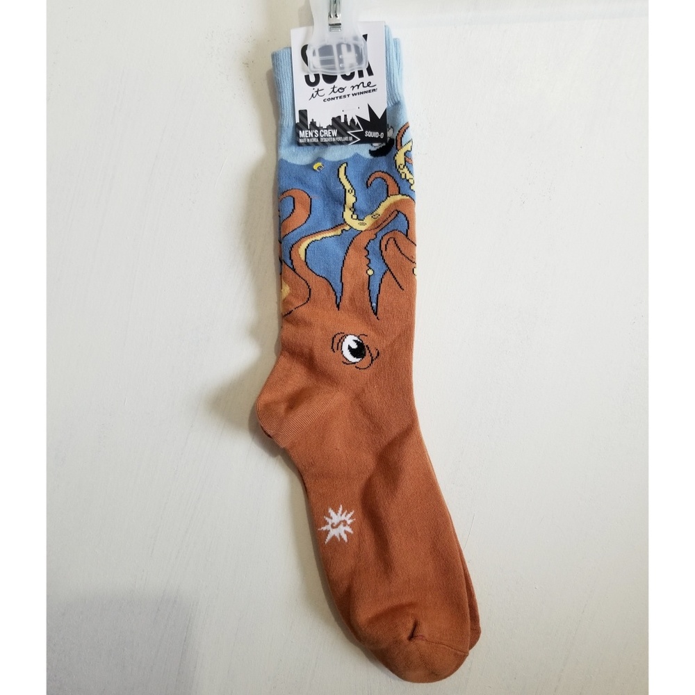 Sock It To Me Mens Squid-O Crew Socks